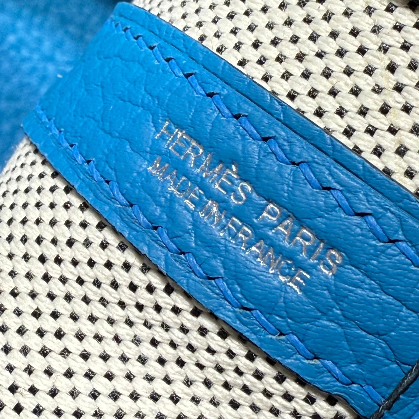 HM Neo Garden 23 bag Dodger Blue Canvas and Negonda Calfskin 243334