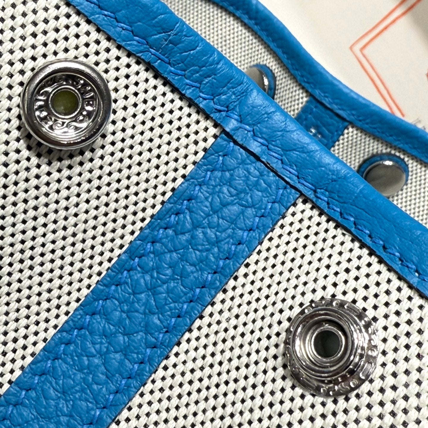 HM Neo Garden 23 bag Dodger Blue Canvas and Negonda Calfskin 243334