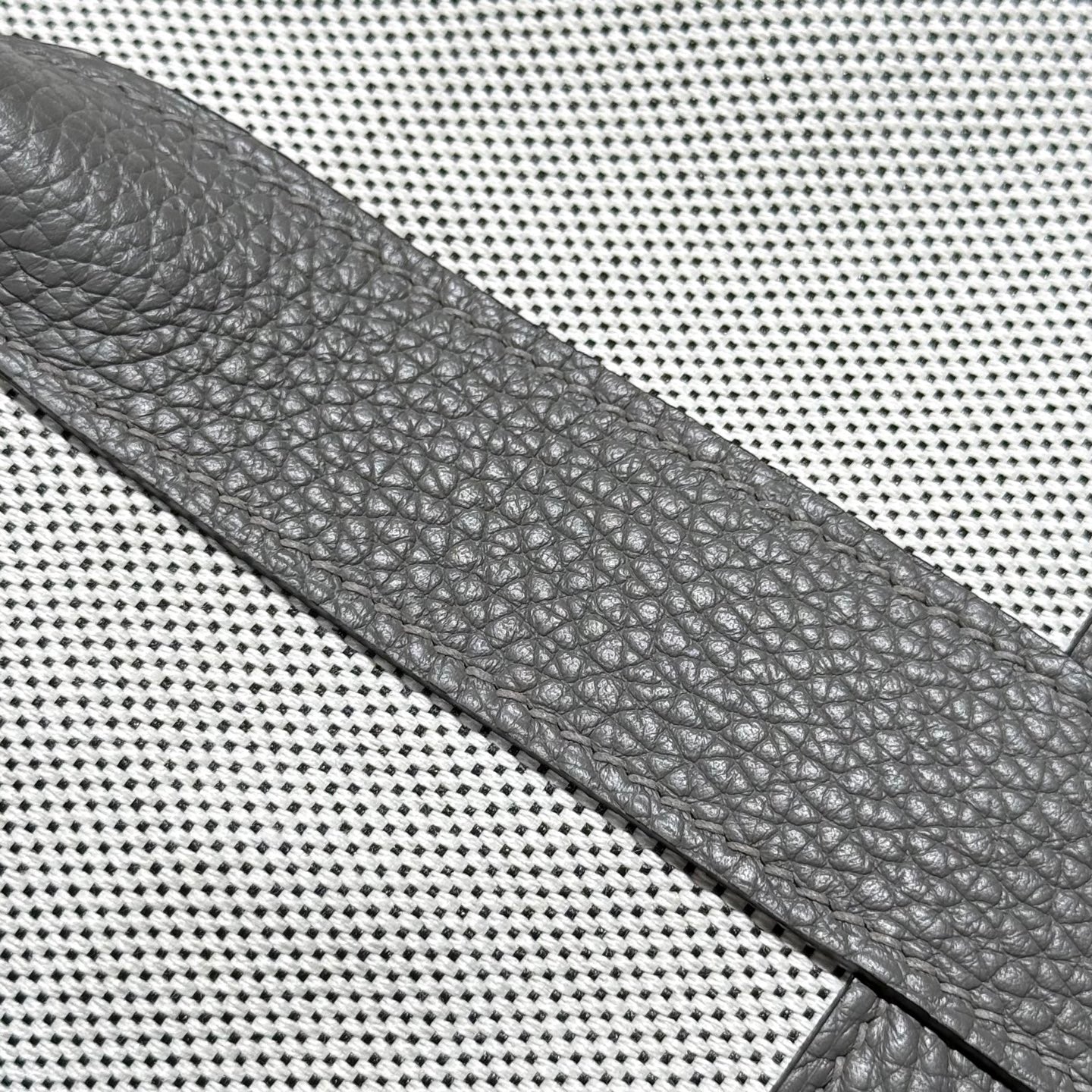 HM Neo Garden 23 bag Gray Canvas and Negonda Calfskin 243337