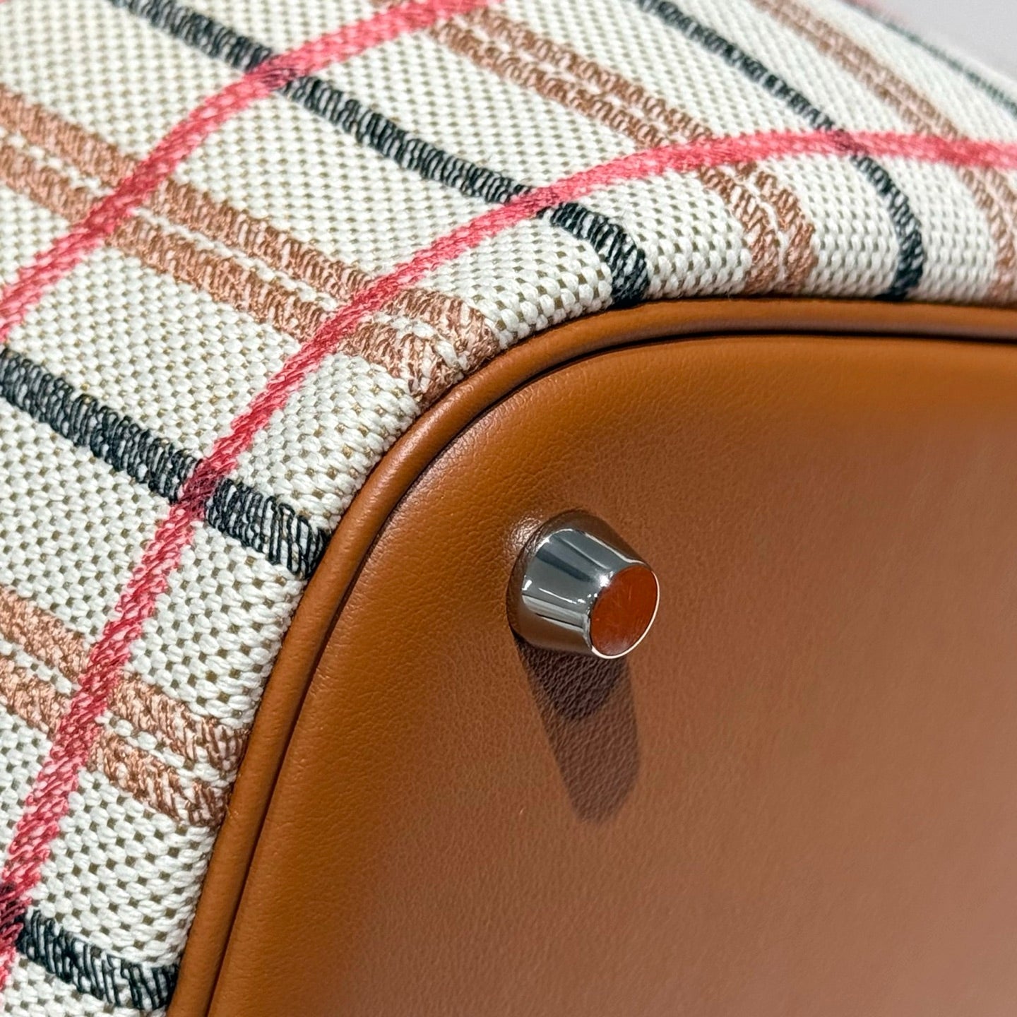 Picotin Lock 18 Gold Swift Calfskin Multicolor H Canvas