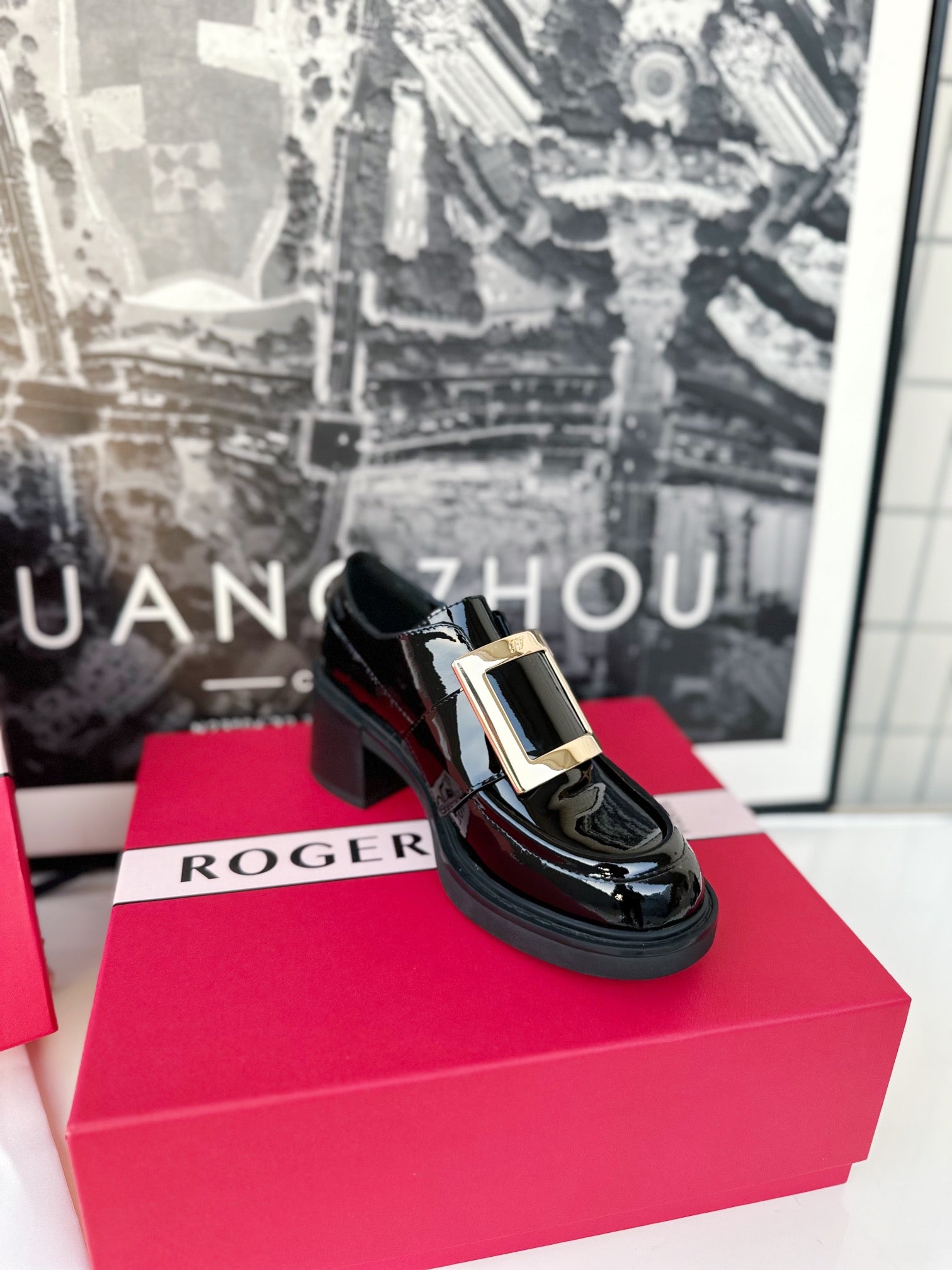 Loafers Viv Black Cowhide Patent Leather 184409