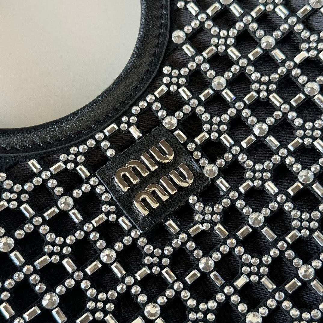 MiuMiu small diamond bag leather