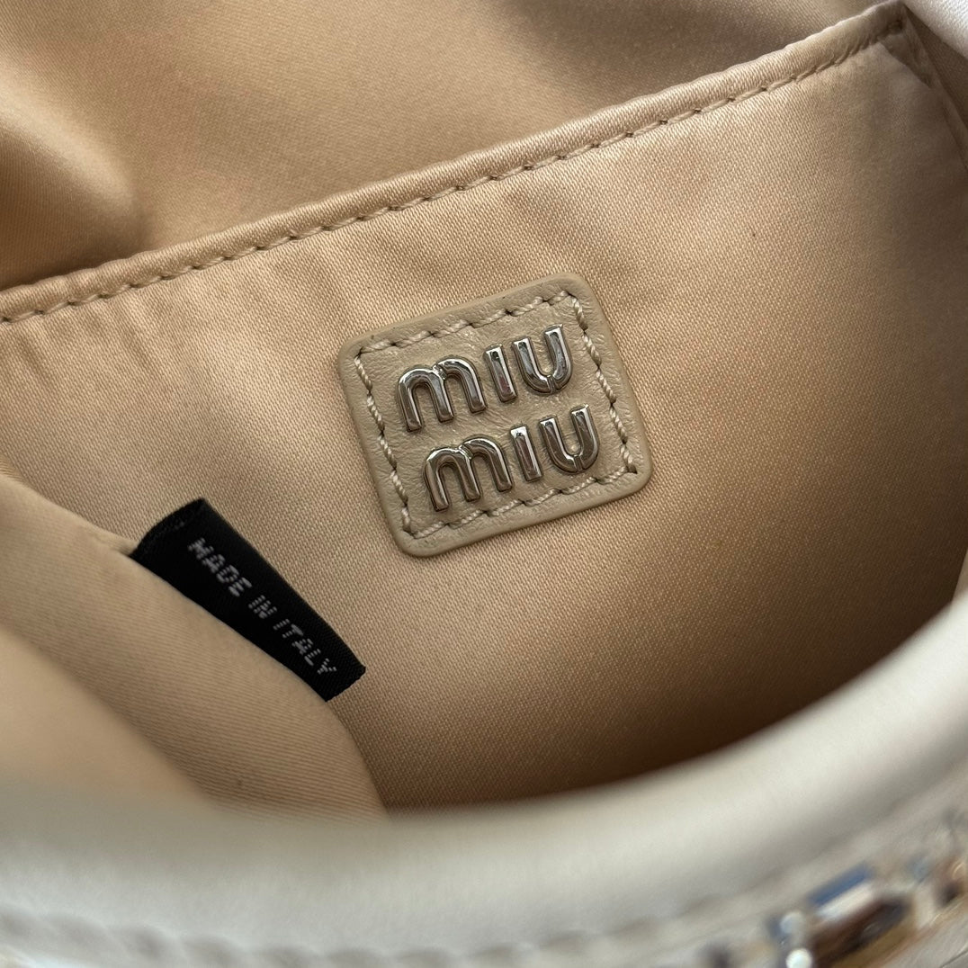 MiuMiu small diamond bag leather
