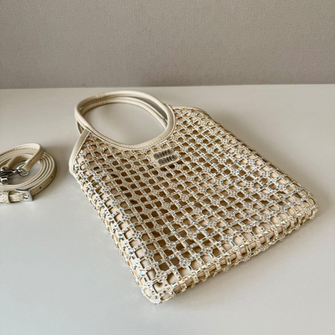 MiuMiu small diamond bag leather