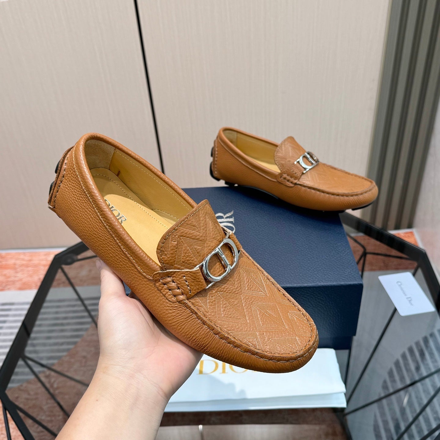CD OdÃ©on Loafer Brown Calfskin 638585