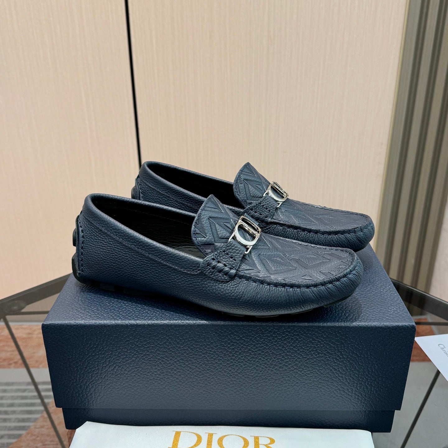 CD OdÃ©on Loafer Blue Calfskin 638583