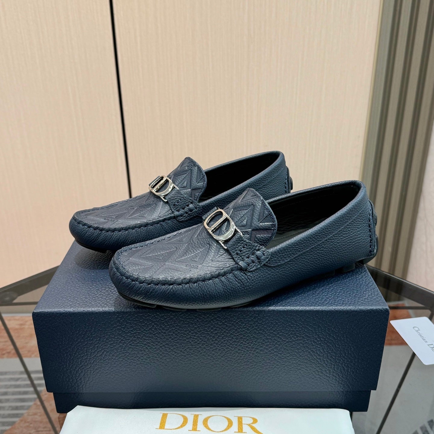 CD OdÃ©on Loafer Blue Calfskin 638583
