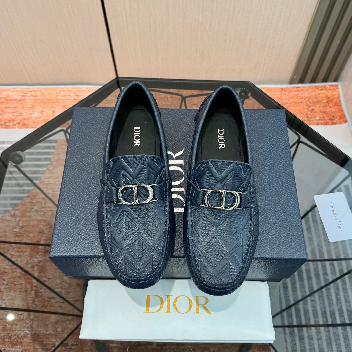 CD OdÃ©on Loafer Blue Calfskin 638583