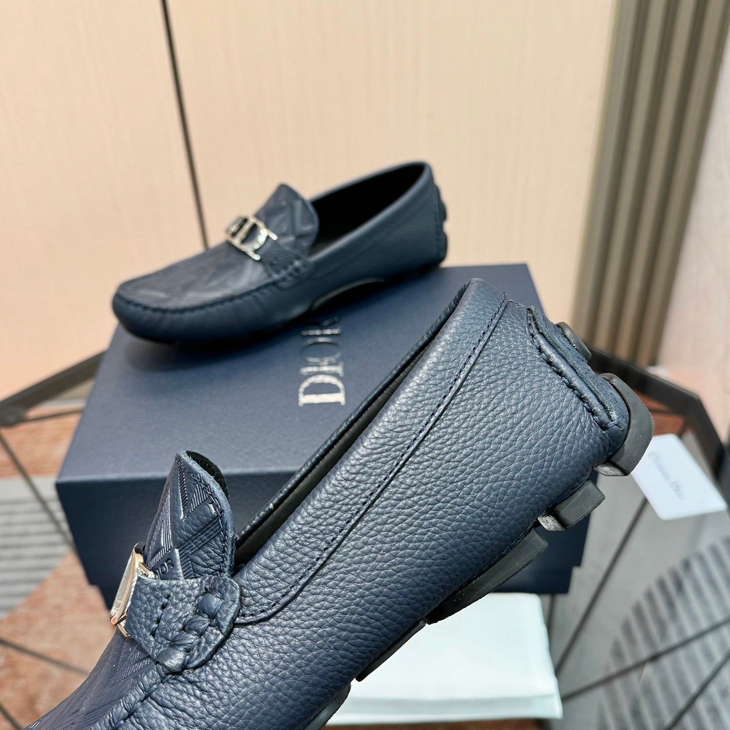 CD OdÃ©on Loafer Blue Calfskin 638583