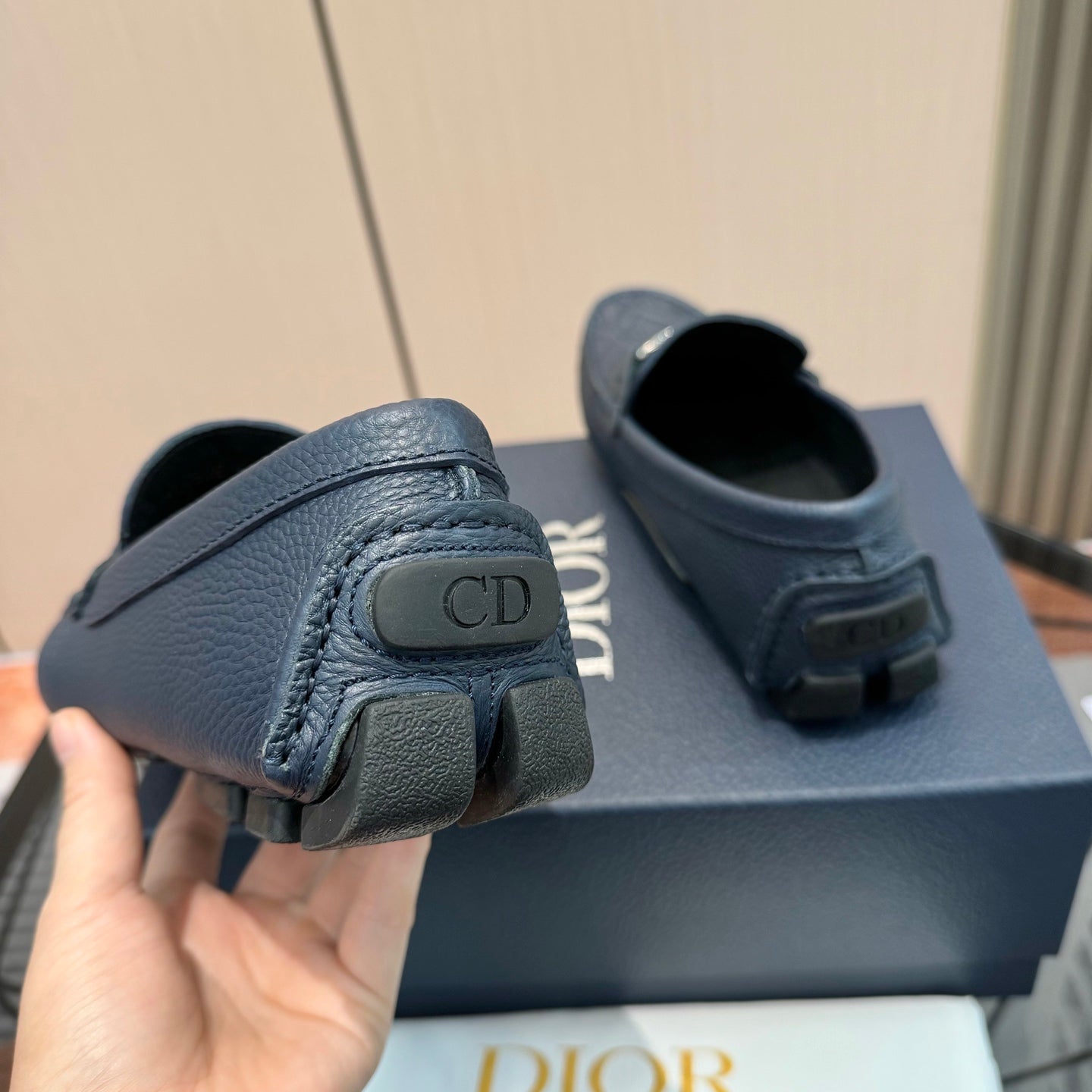 CD OdÃ©on Loafer Blue Calfskin 638583