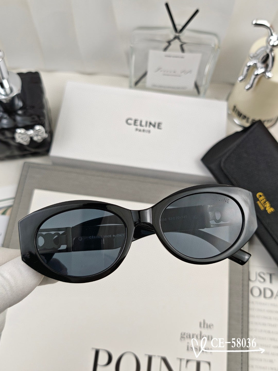 TRIOMPHE SUNGLASSES 58036 IN ACETATE