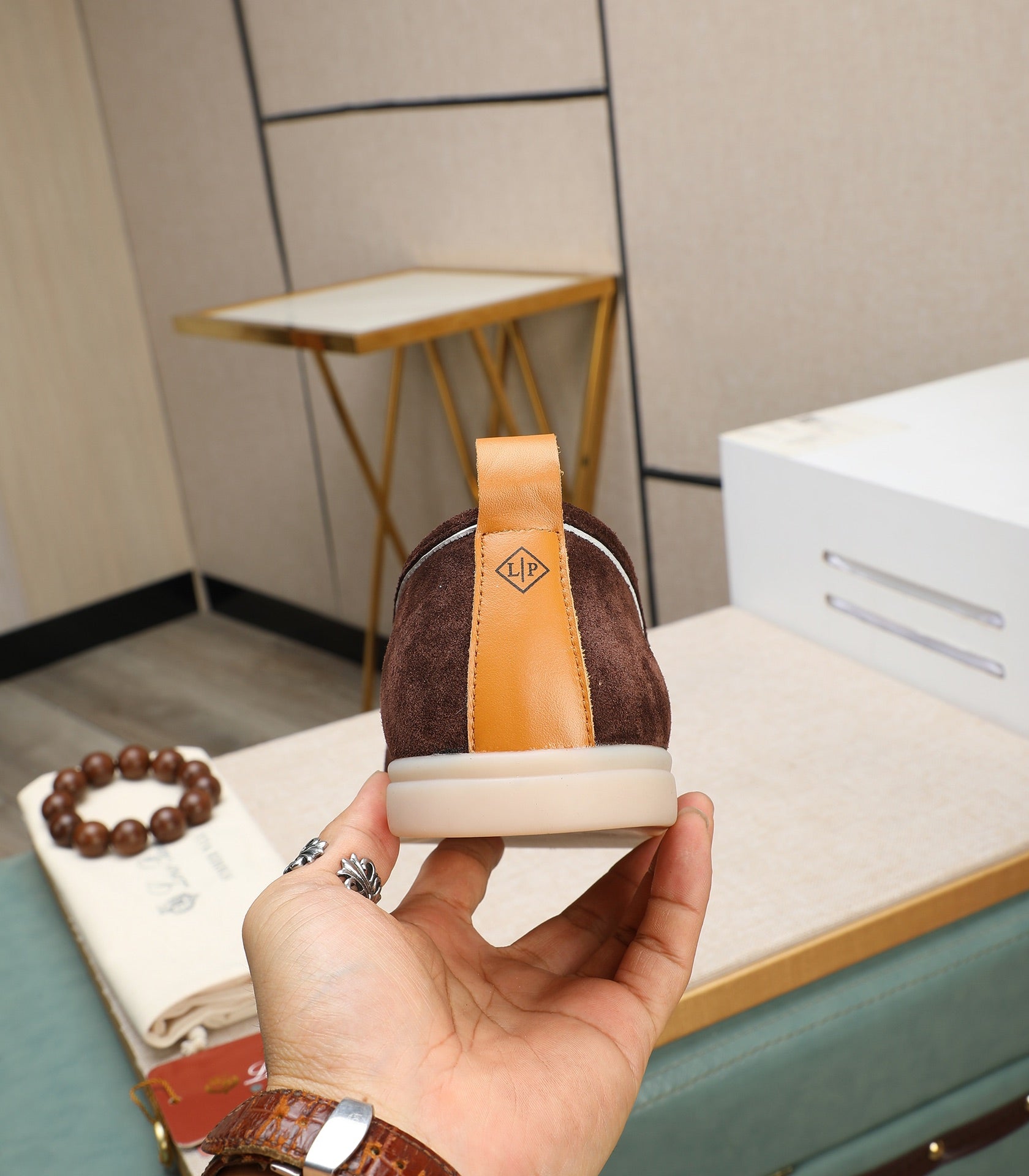 LP VENICE WALK LOAFERS BROWN SUEDE