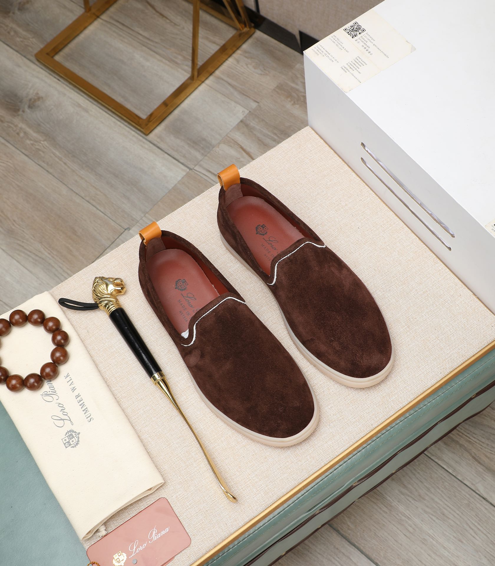 LP VENICE WALK LOAFERS BROWN SUEDE