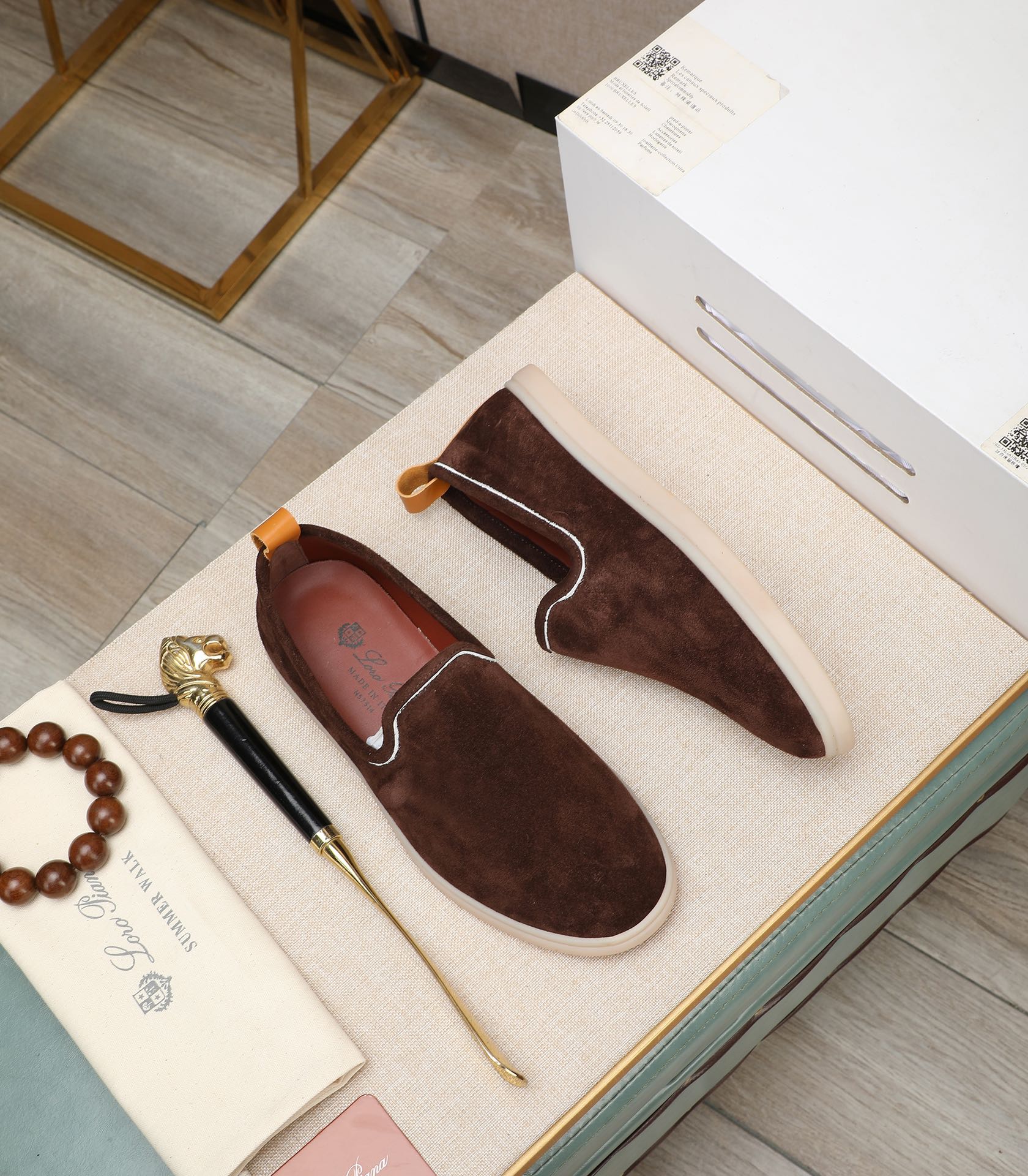 LP VENICE WALK LOAFERS BROWN SUEDE