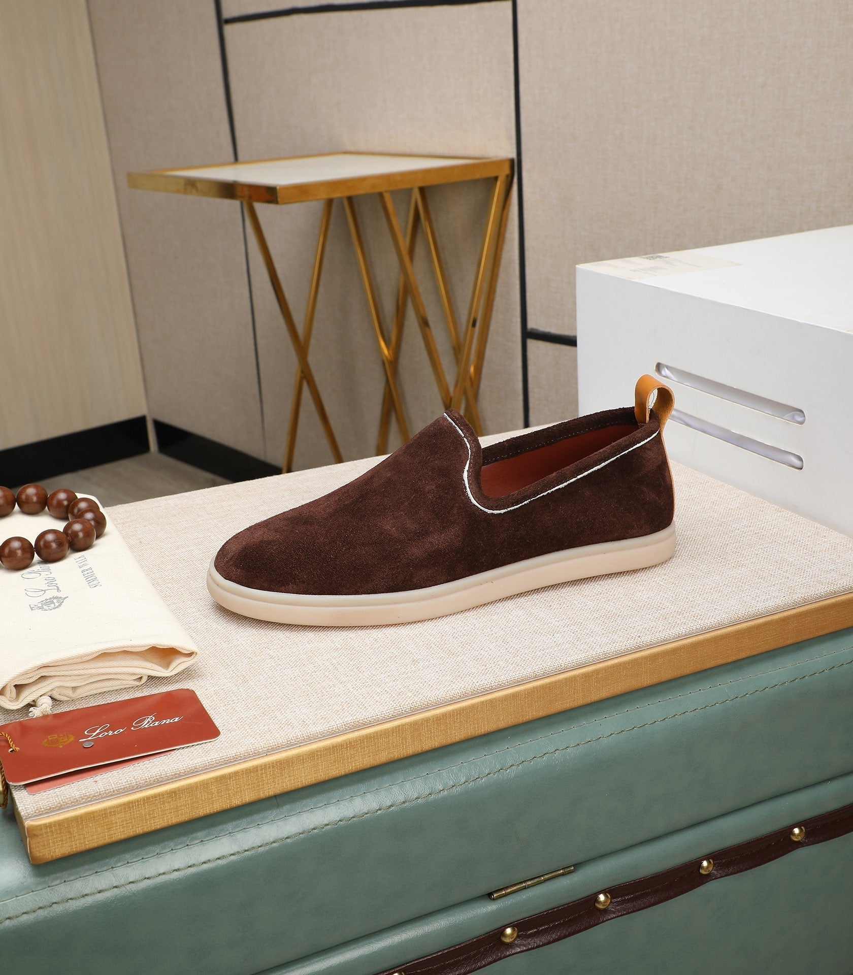 LP VENICE WALK LOAFERS BROWN SUEDE