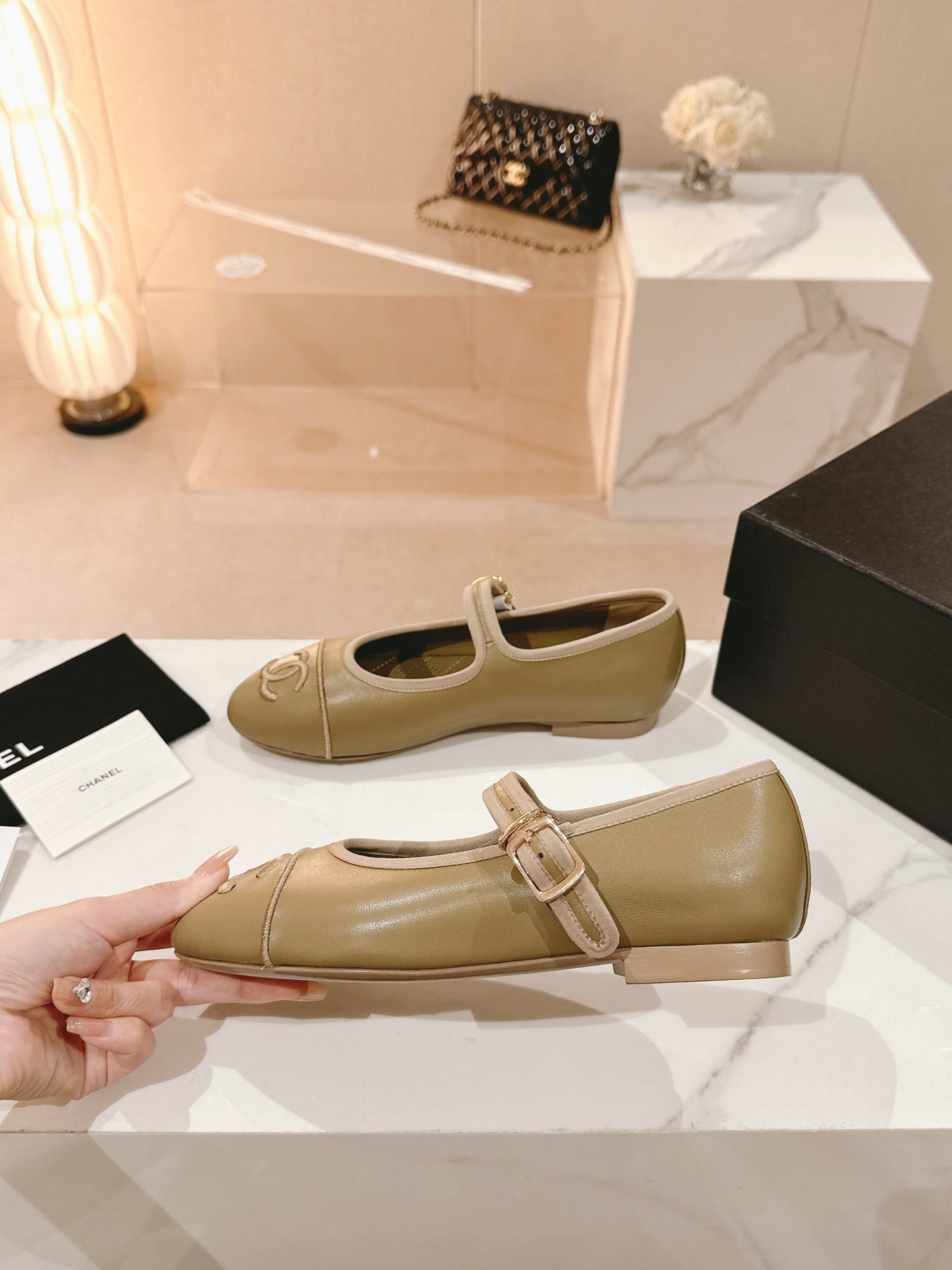 mary janes olive calfskin