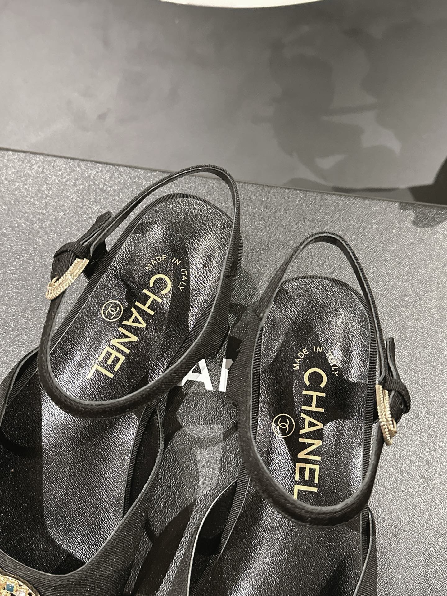 CC Slingback Black Fabric 237513