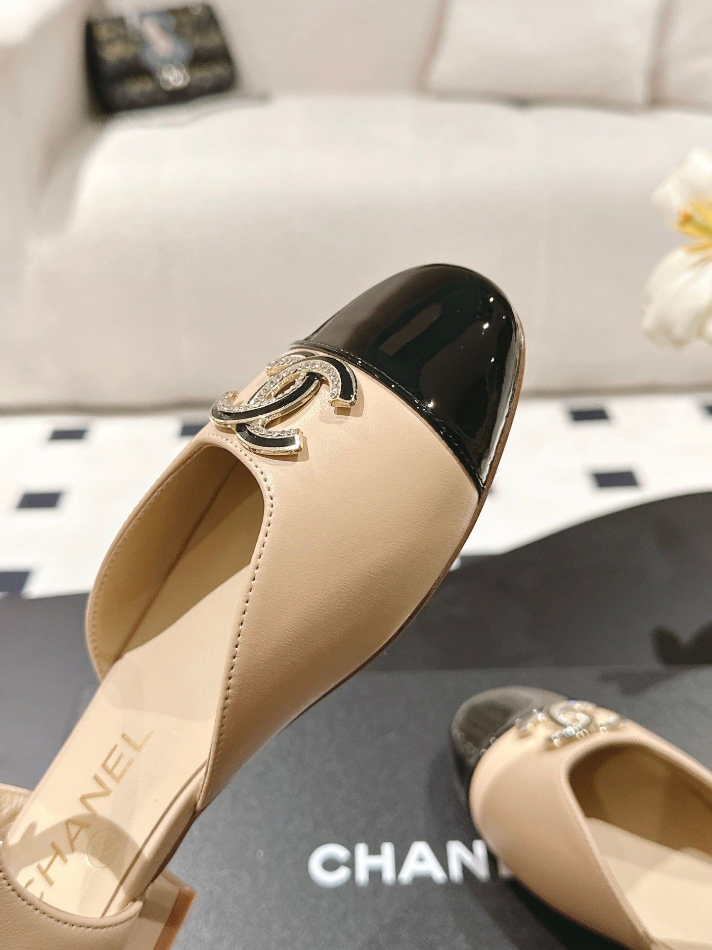 CC Slingback Cream Sheepskin 237516