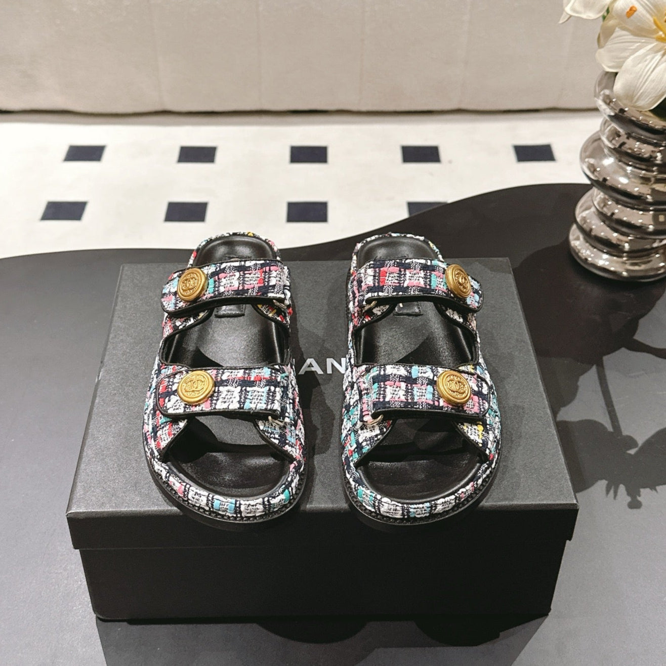 CC 25 Dad Sandal Mule Multicolor Fabric 237575