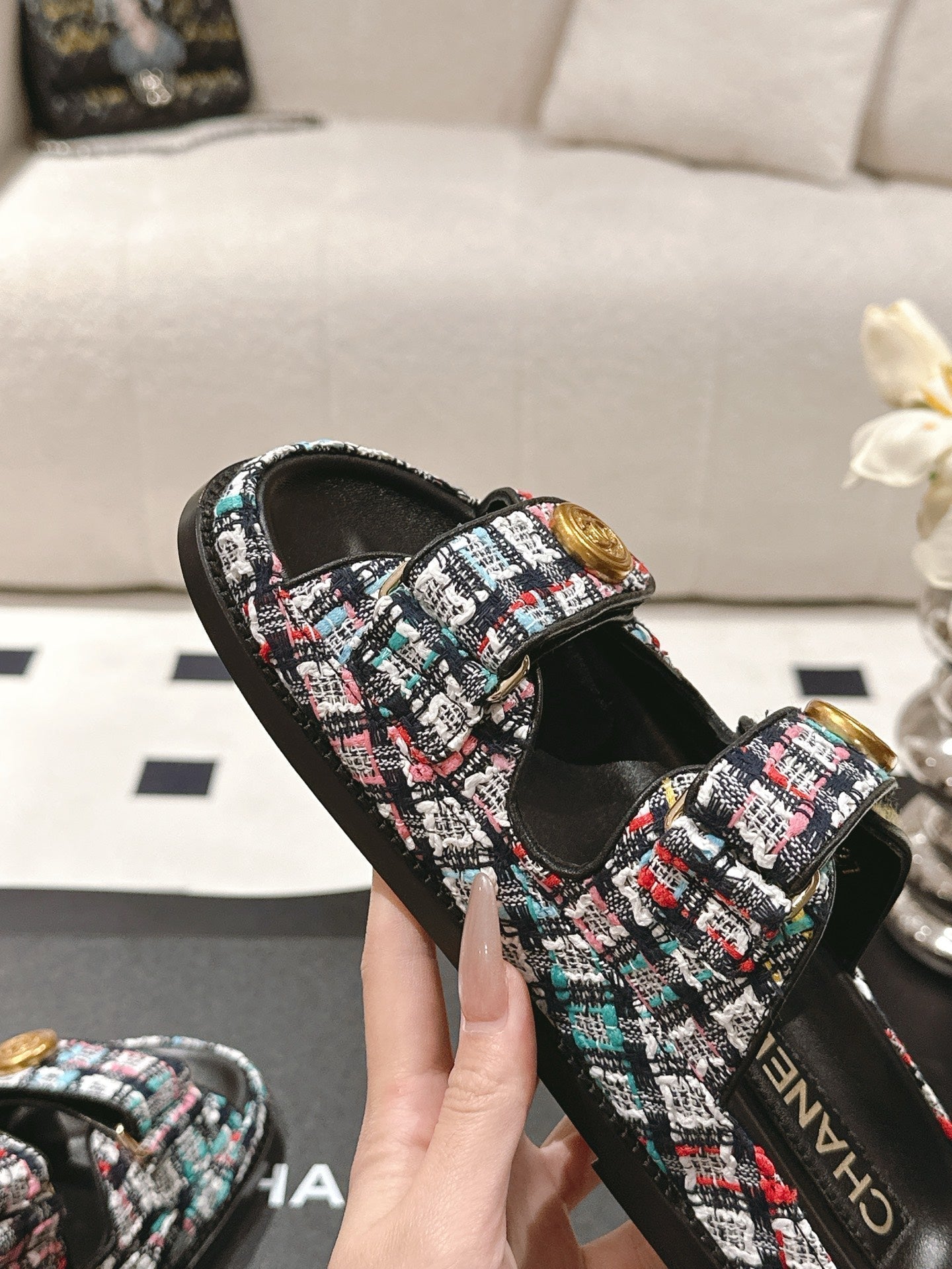 CC 25 Dad Sandal Mule Multicolor Fabric 237575