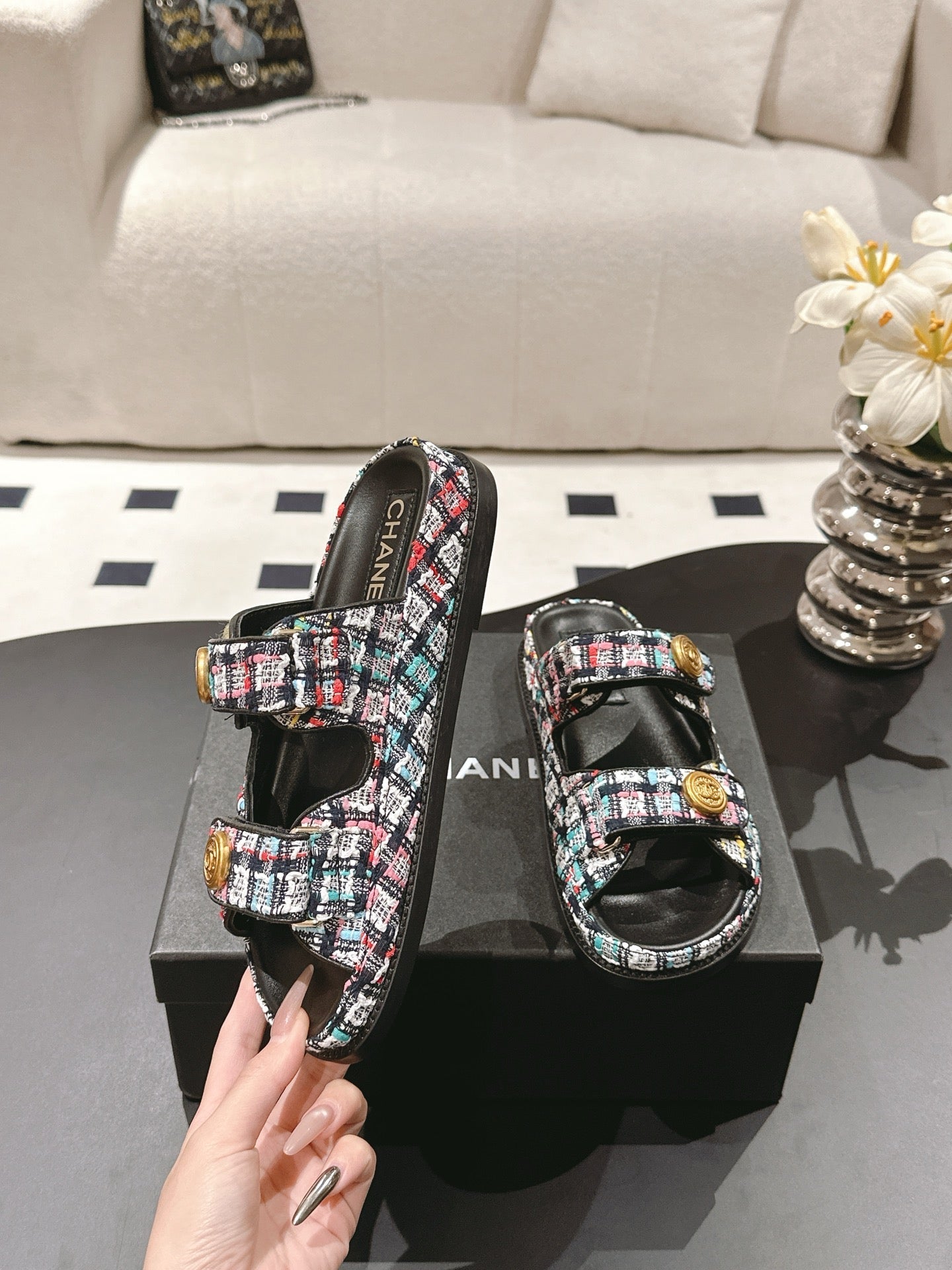 CC 25 Dad Sandal Mule Multicolor Fabric 237575