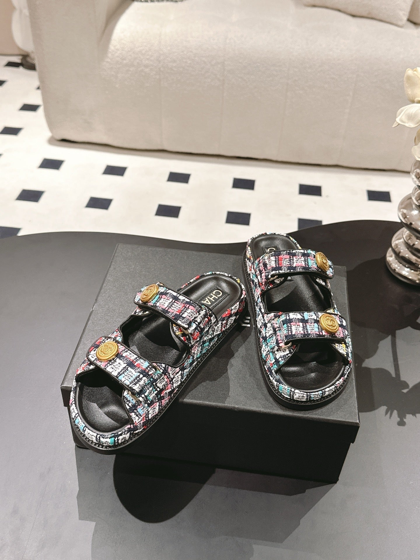 CC 25 Dad Sandal Mule Multicolor Fabric 237575