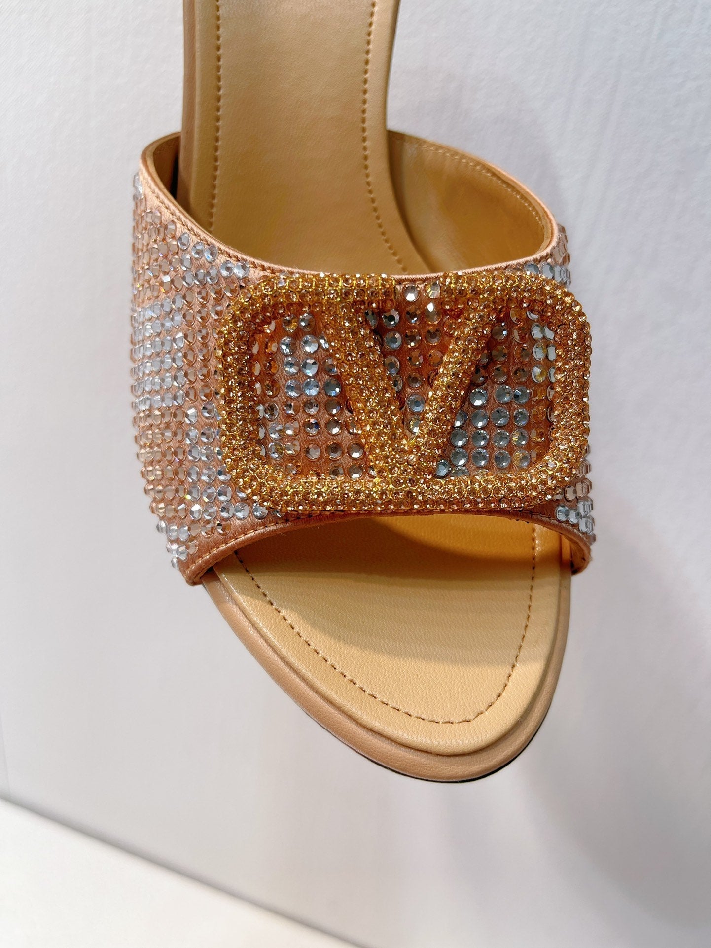 VT High Heeled Sandals Marigold Sheepskin 292833