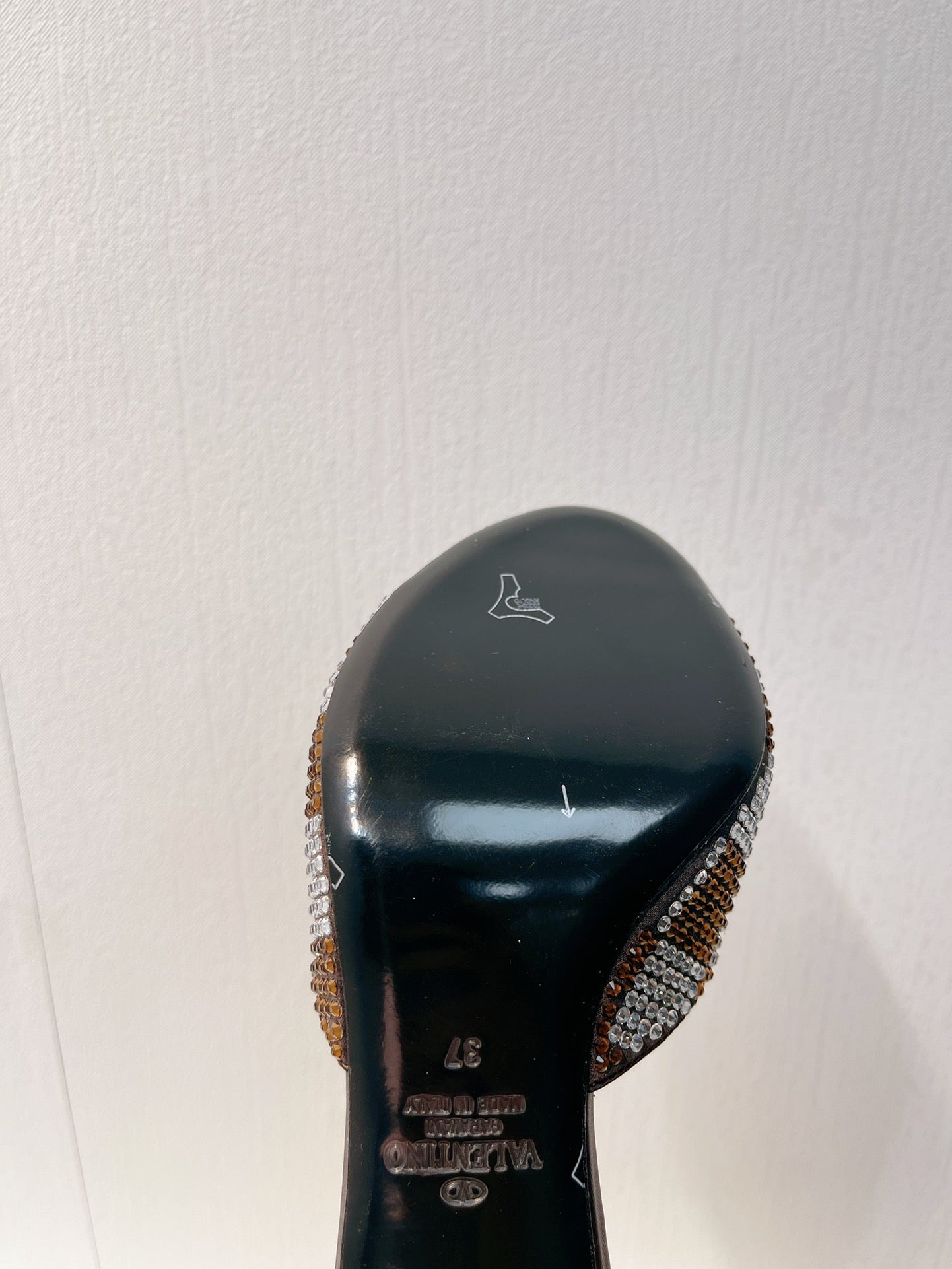 VT High Heeled Sandals Brown Sheepskin 292848