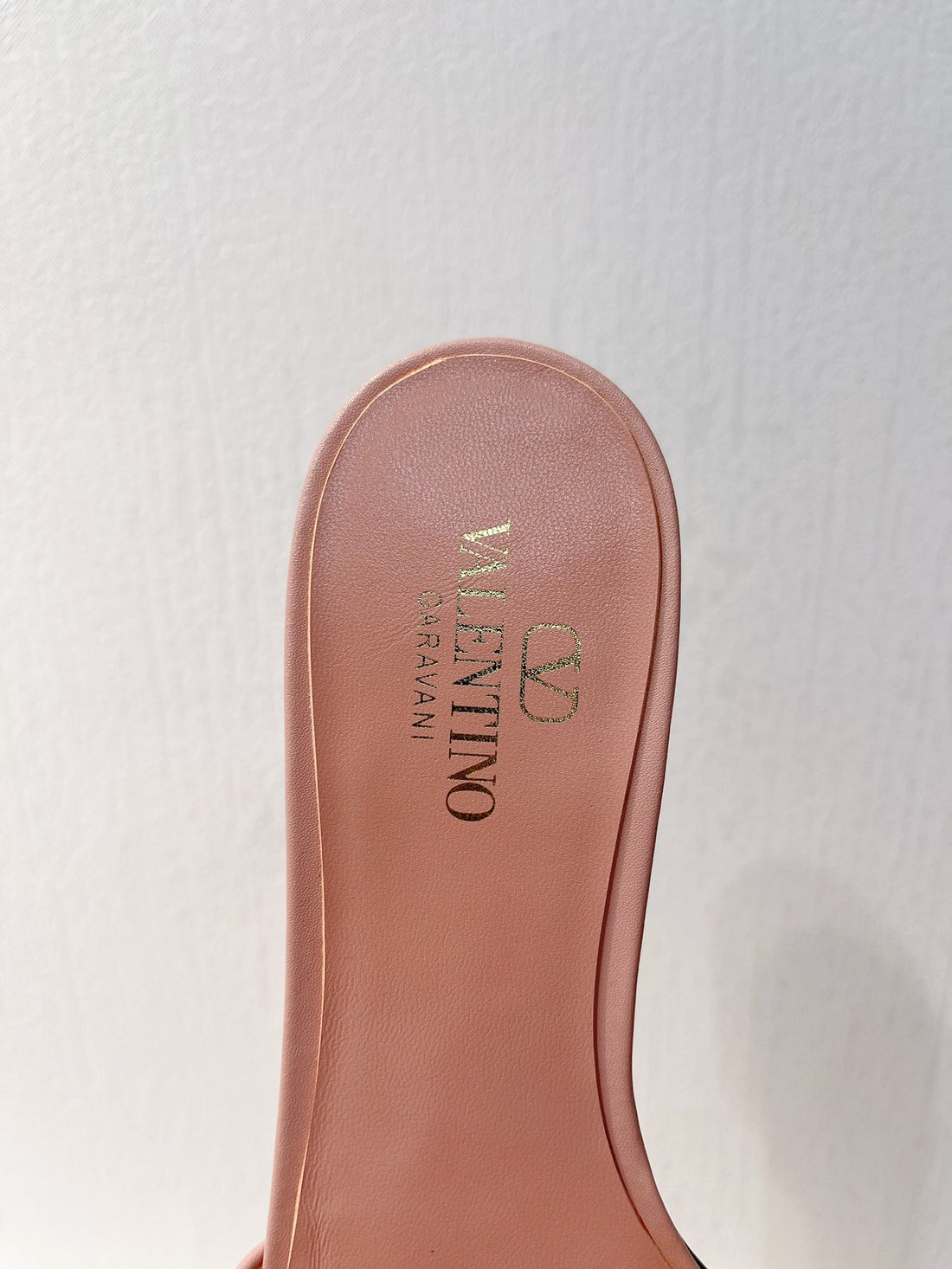 VT Moon Slides in Leather Pink Cowhide 292860