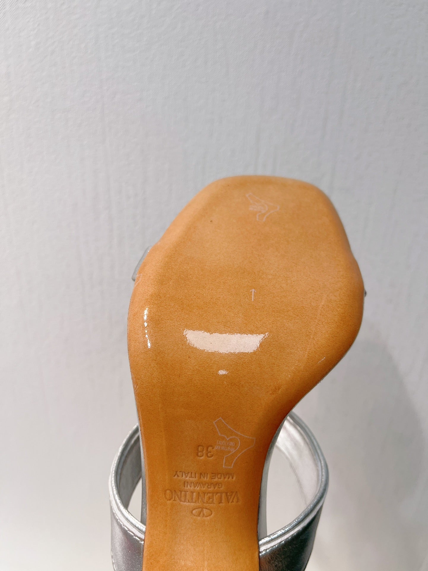 VT Heeled  Sandal Silver Cowhide 292883