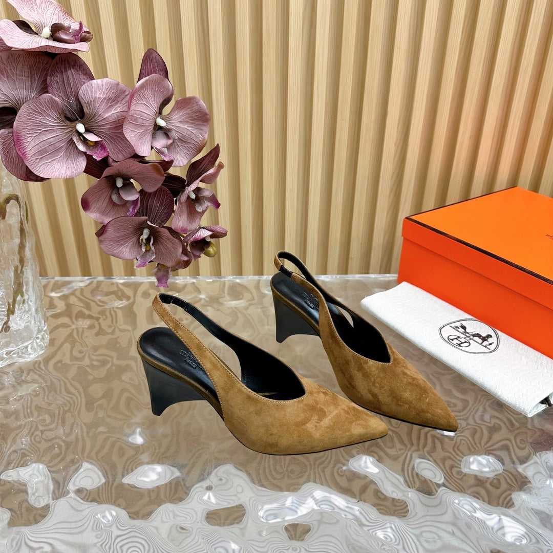 HM Intime 75 Pump Brown Suede 957095