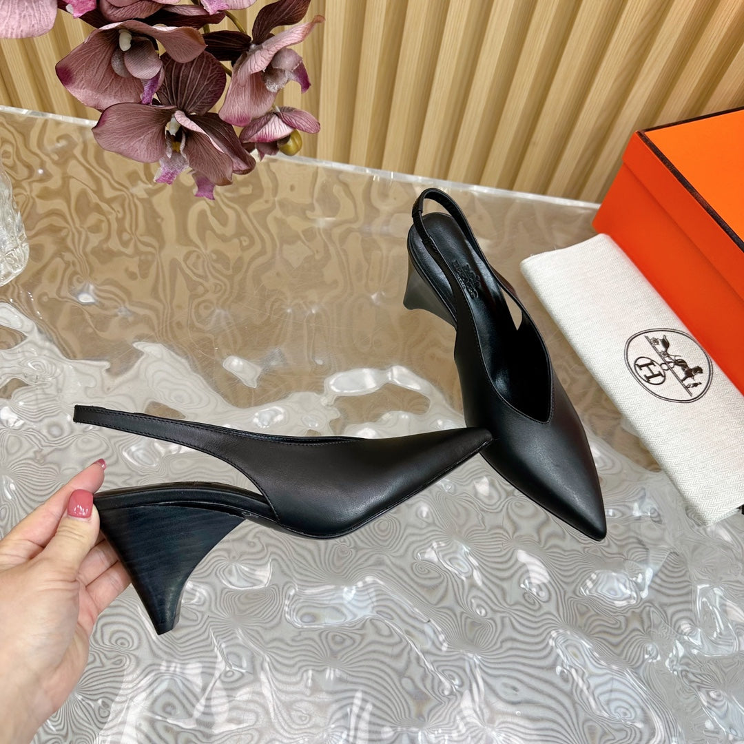 HM Intime 75 Pump Black Lambskin 957093