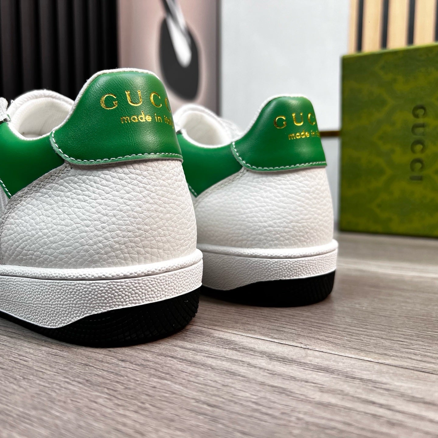 GG Men's Supreme Sneaker White Cowhide 531167