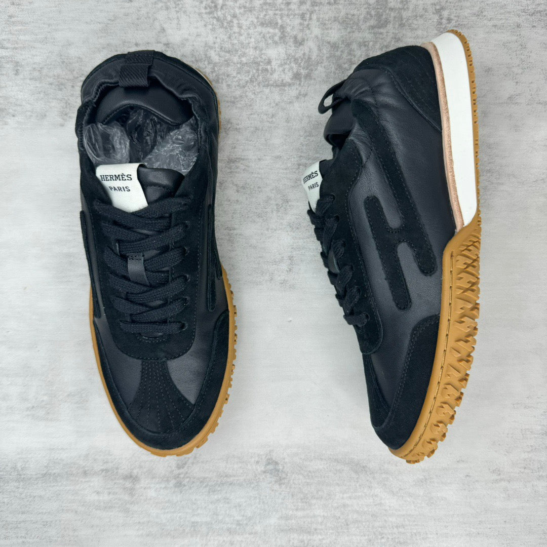 HM Men's Jet Sneaker Black Suede 656859