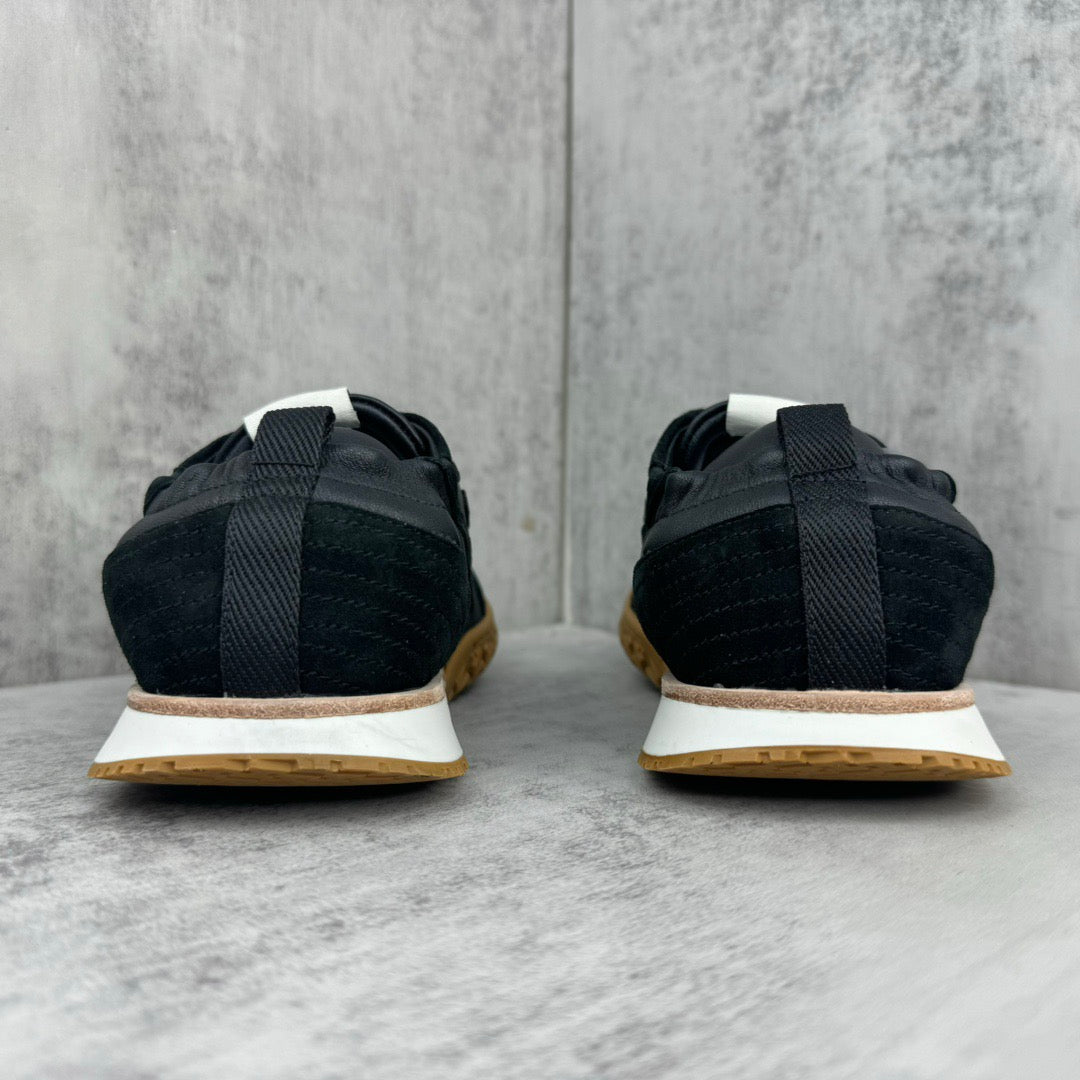 HM Men's Jet Sneaker Black Suede 656859