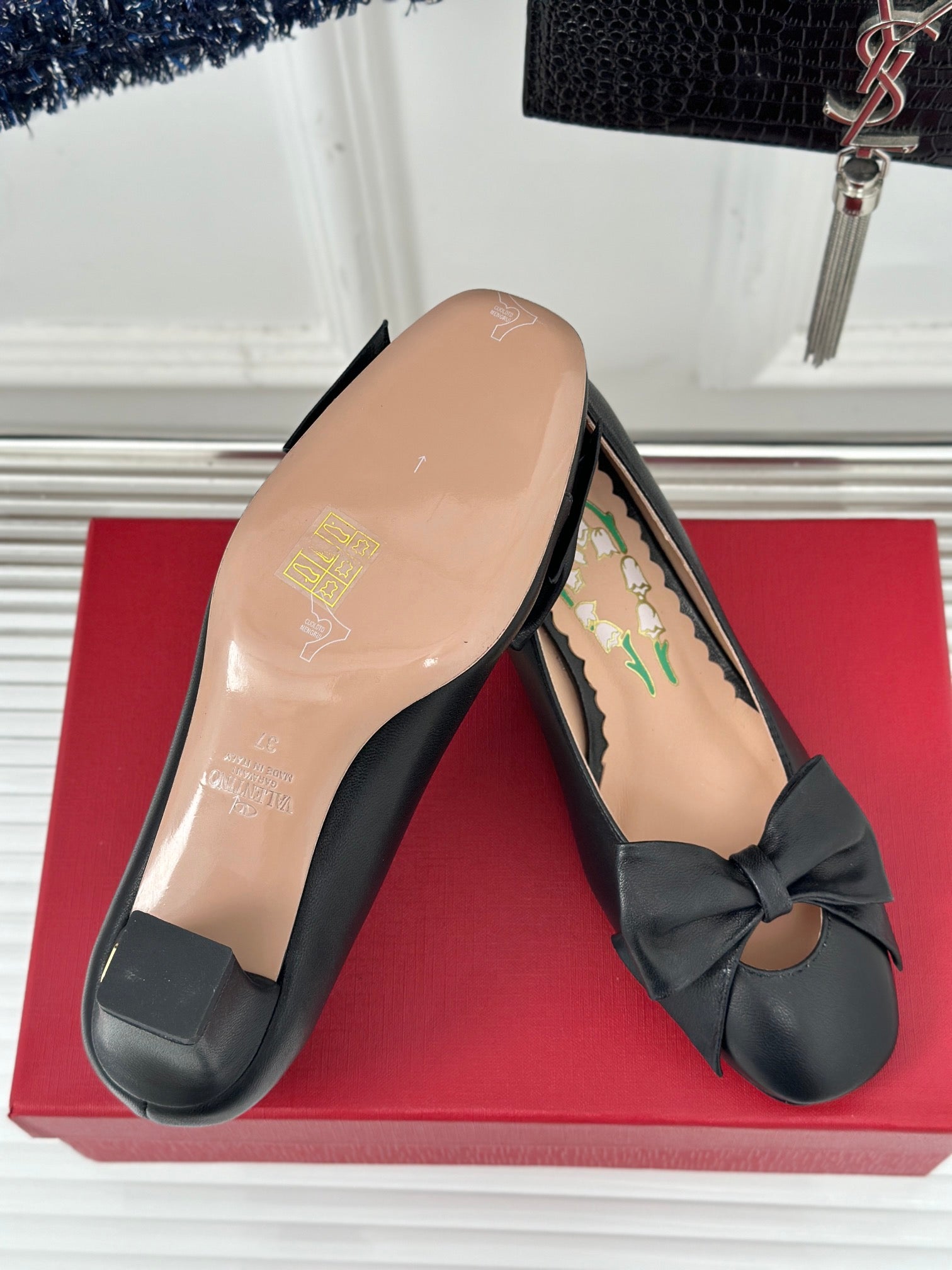 Bowow Pumps In Kidskin 40mm Black Lambskin  989188