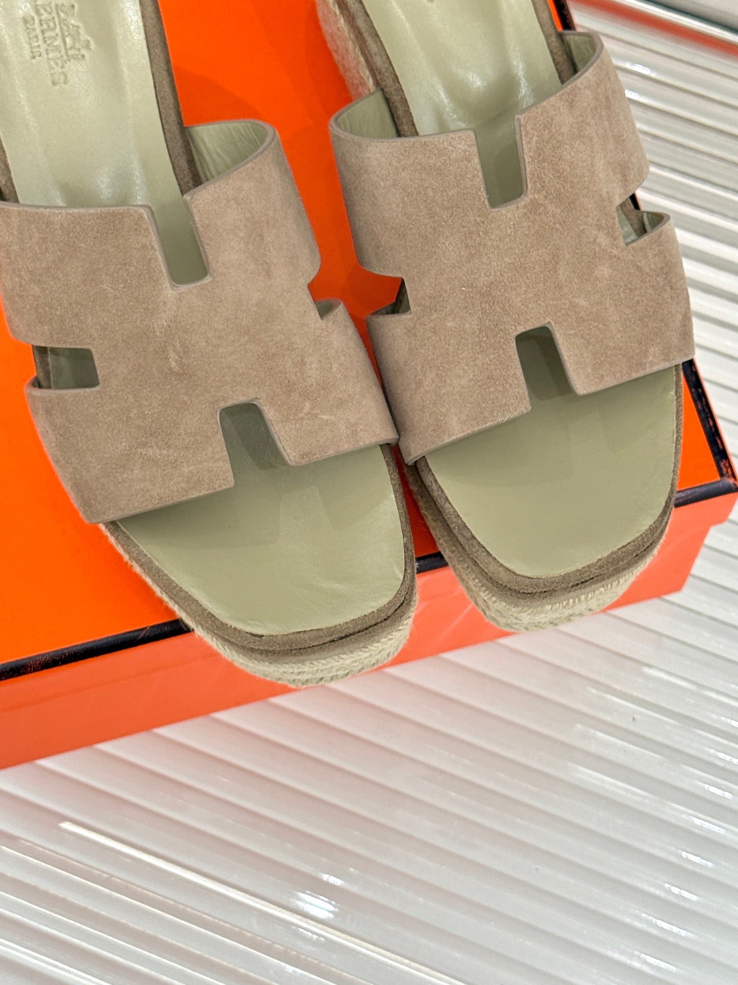 HM Platform Beige Lambskin 316413