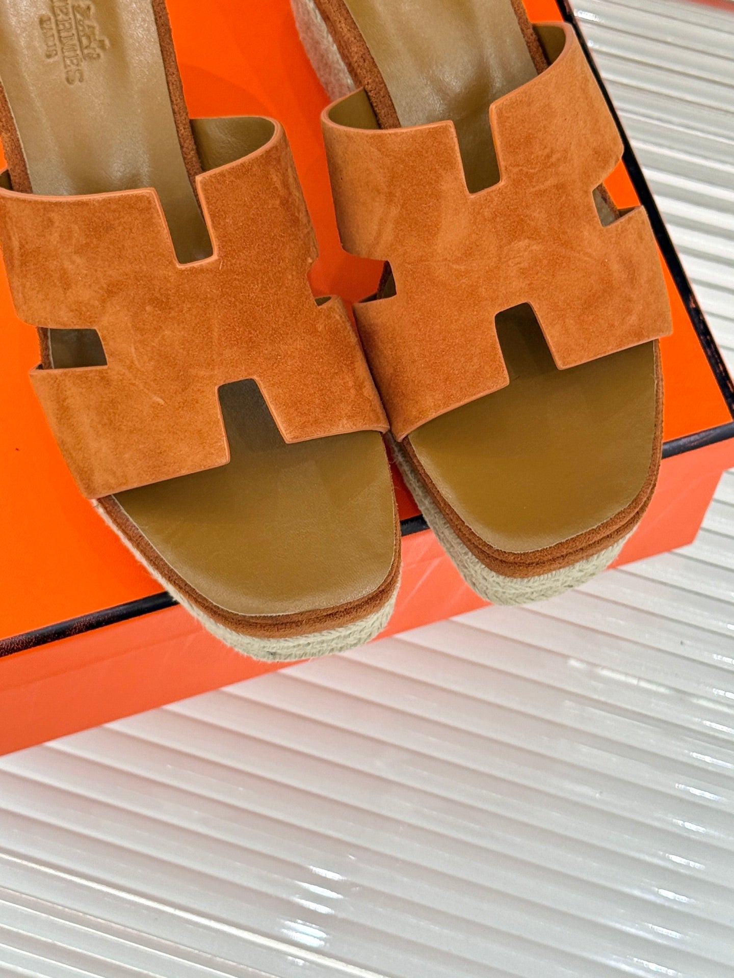 HM Platform Brown Lambskin 316415