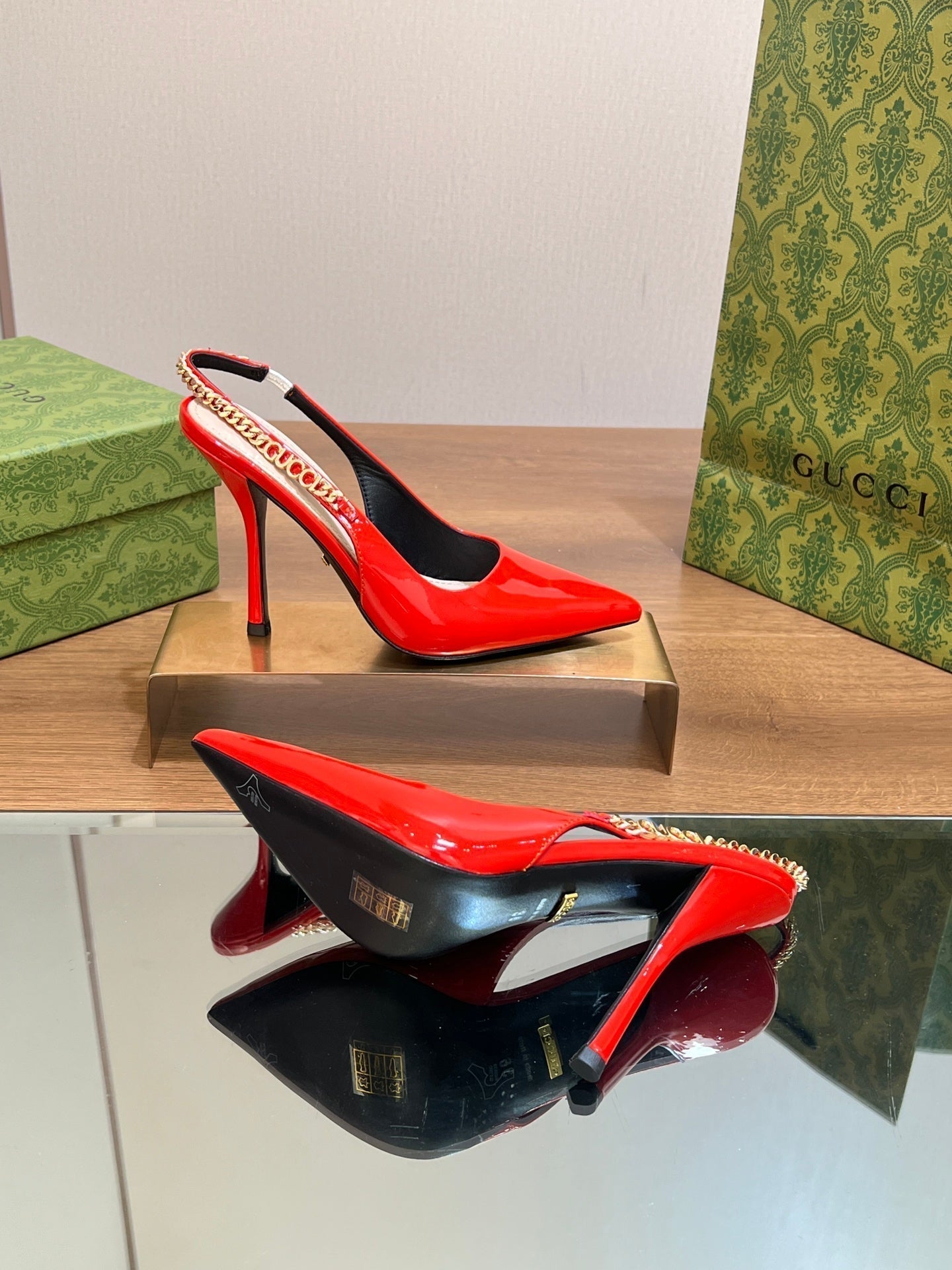 GG SIGNORIA SLINGBACK PUMP CANDY LAMBSKIN