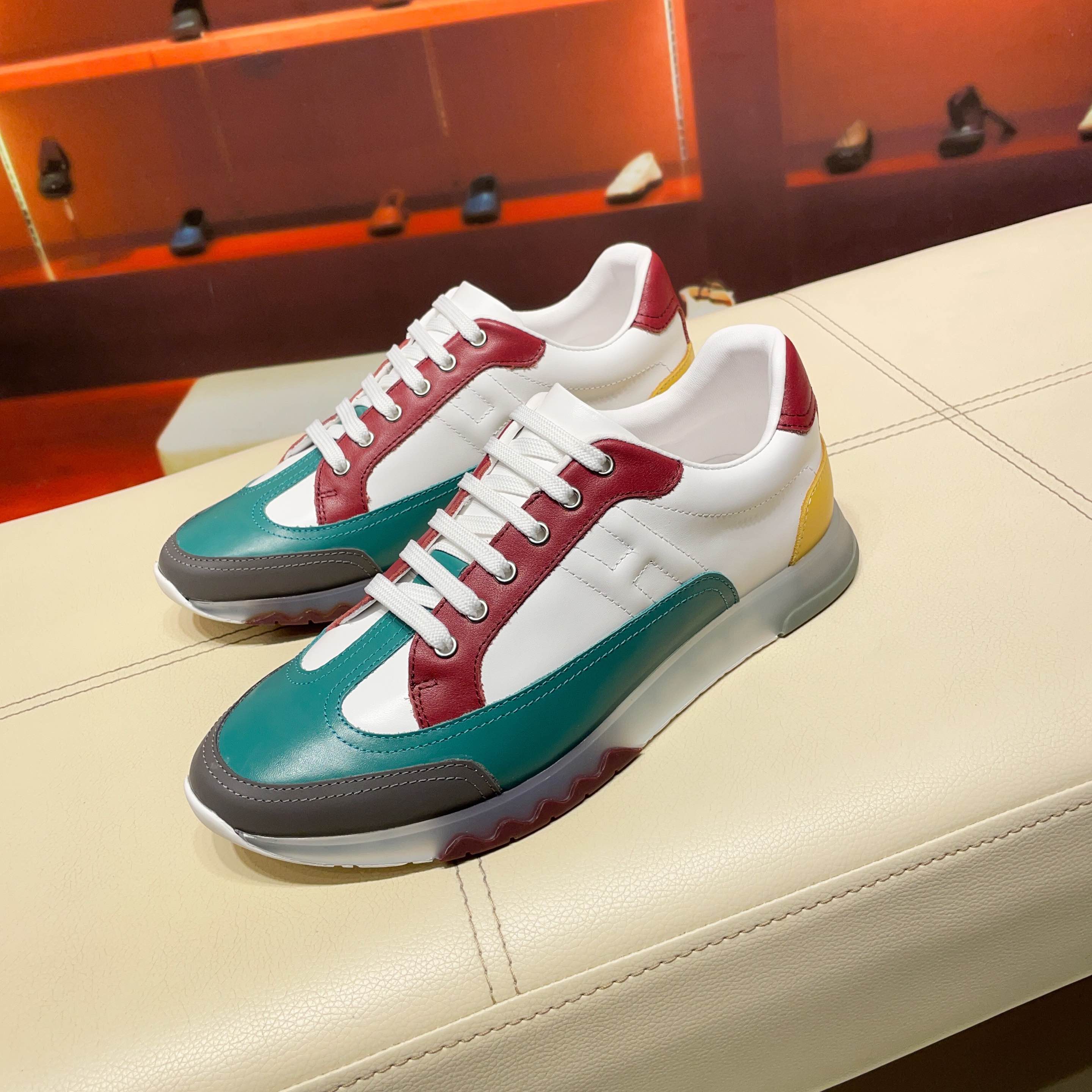 HM Men's 25 Trail Sneaker Multicolor Cowhide 663843