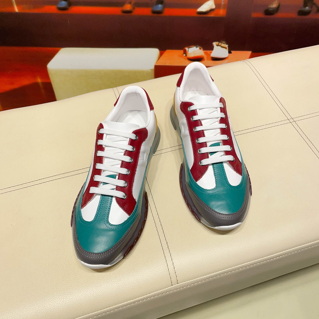 HM Men's 25 Trail Sneaker Multicolor Cowhide 663843