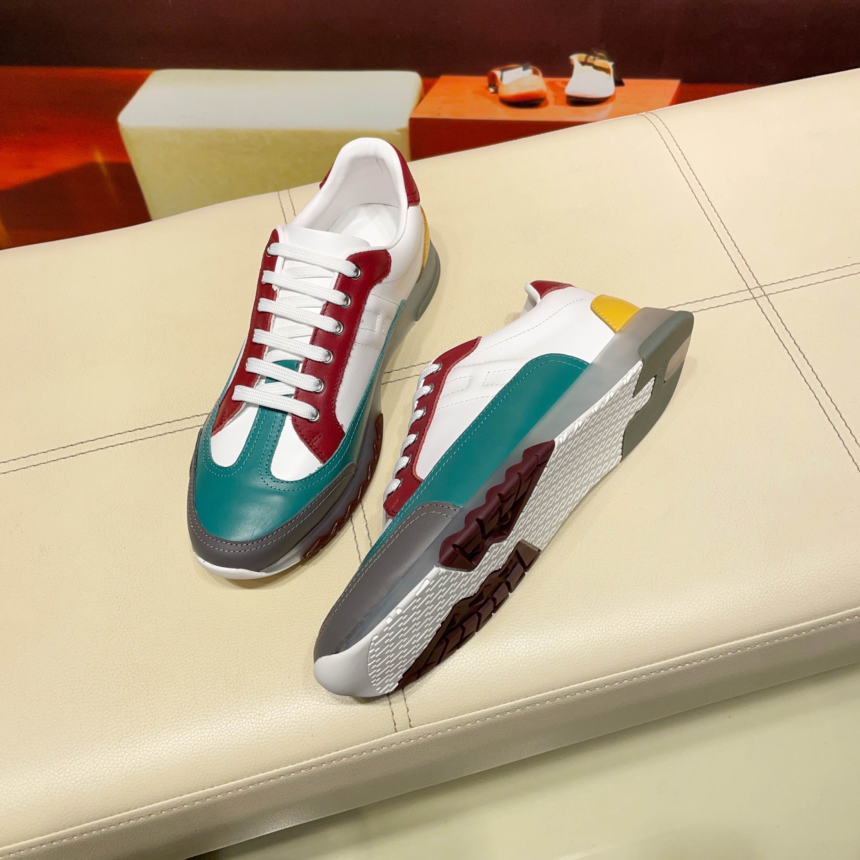 HM Men's 25 Trail Sneaker Multicolor Cowhide 663843