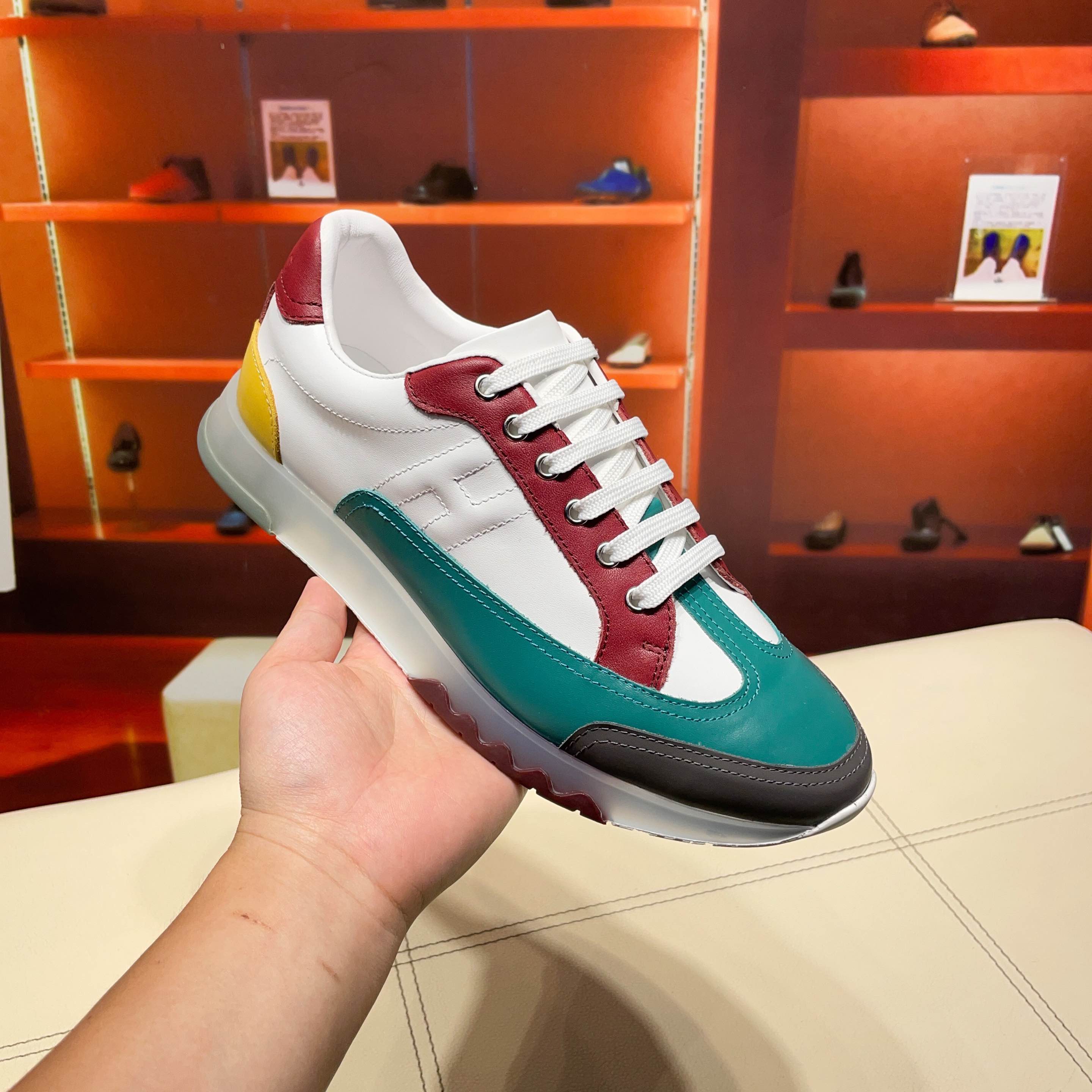 HM Men's 25 Trail Sneaker Multicolor Cowhide 663843