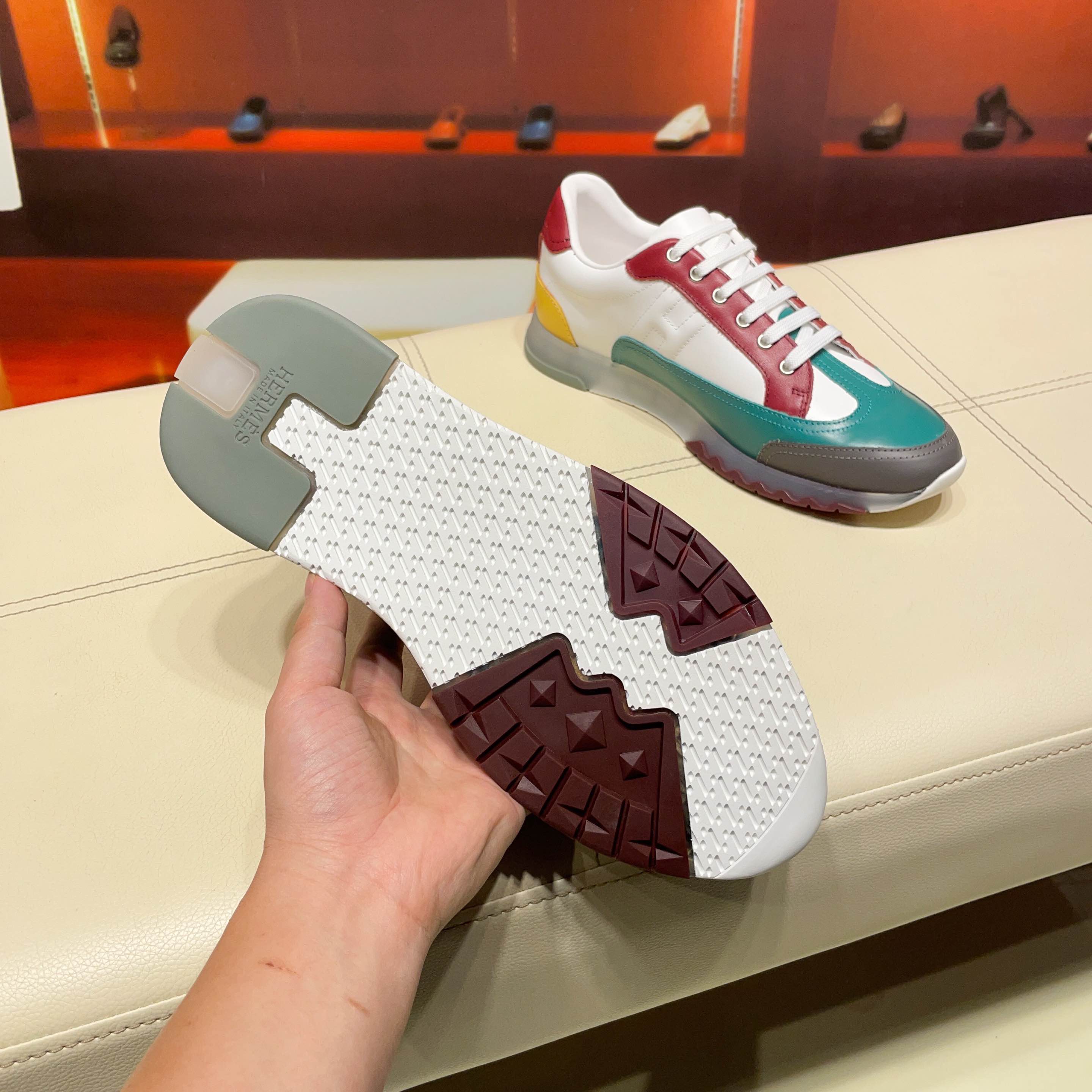 HM Men's 25 Trail Sneaker Multicolor Cowhide 663843