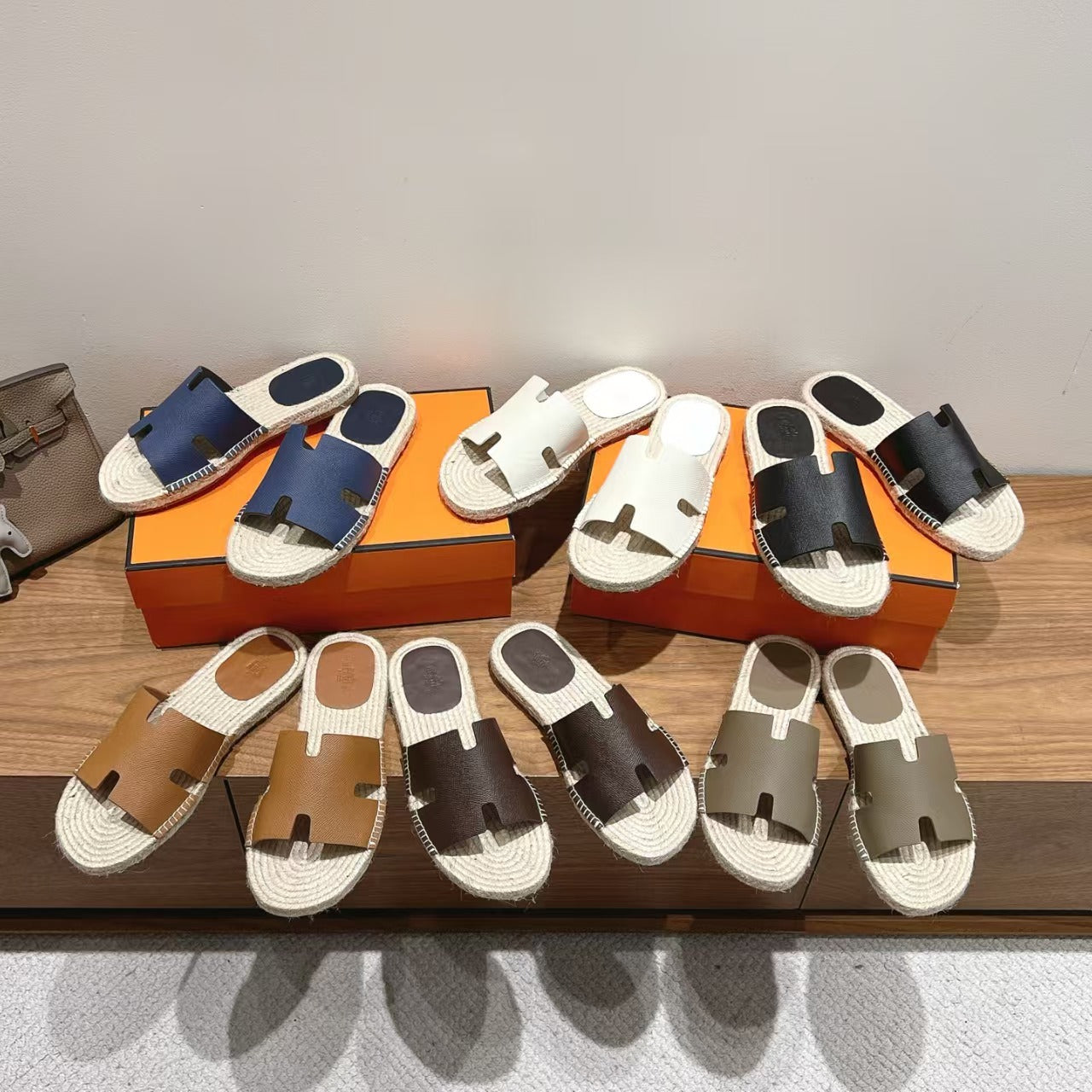 HM Men's 25 Antigua Espadrille Slide Goatskin 561140