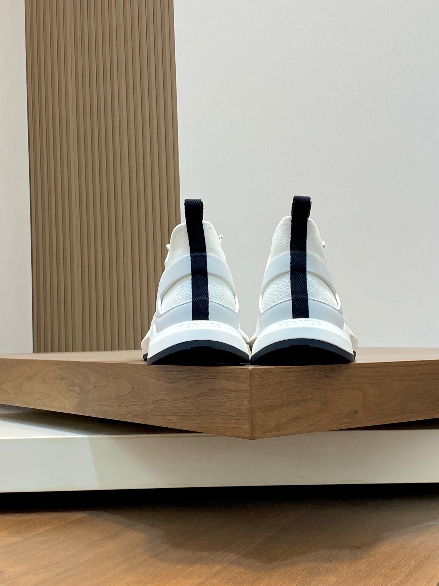 HM Men's Katana Sneaker White Calfskin 620161