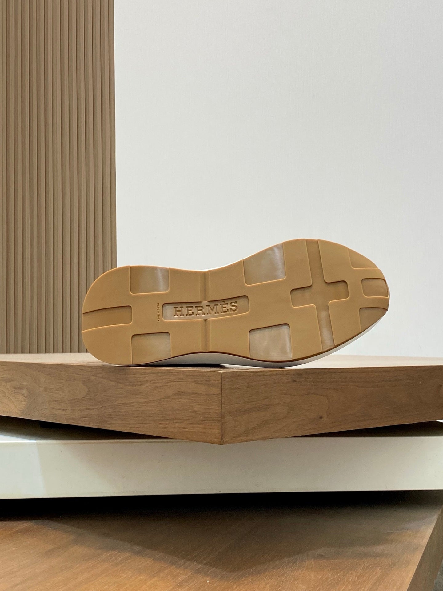 HM Men's Katana Sneaker Orange Calfskin 620163