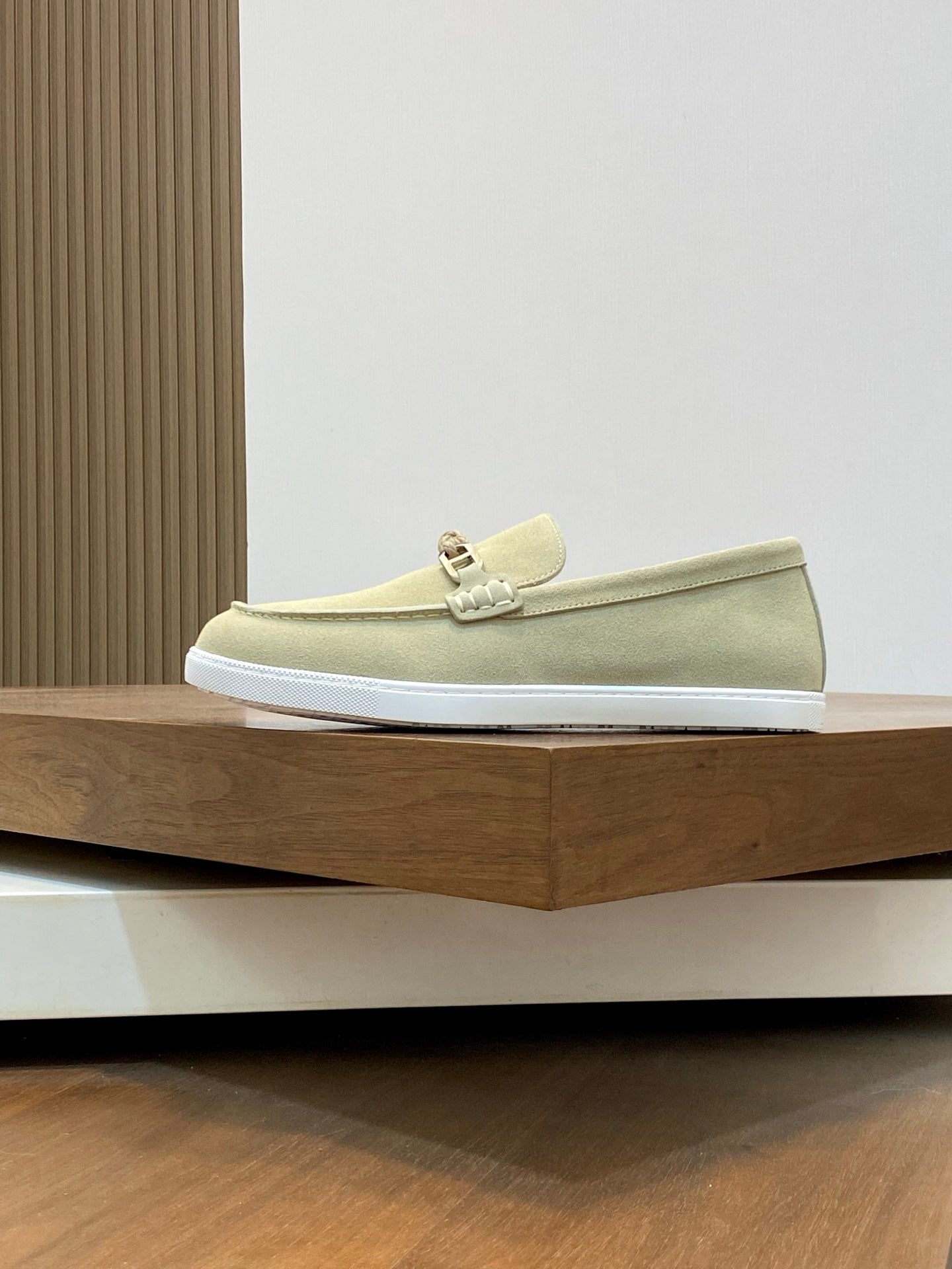 HM Men's 25 Loafer Light Beige Suede 636731