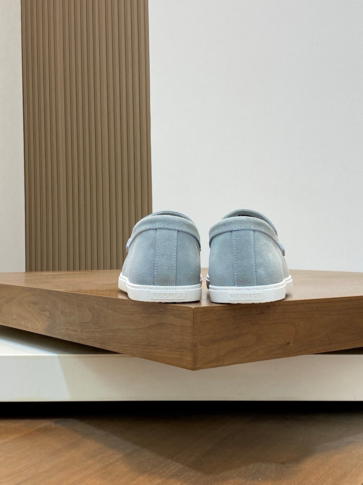 HM Men's 25 Loafer Light Grey Suede 636733