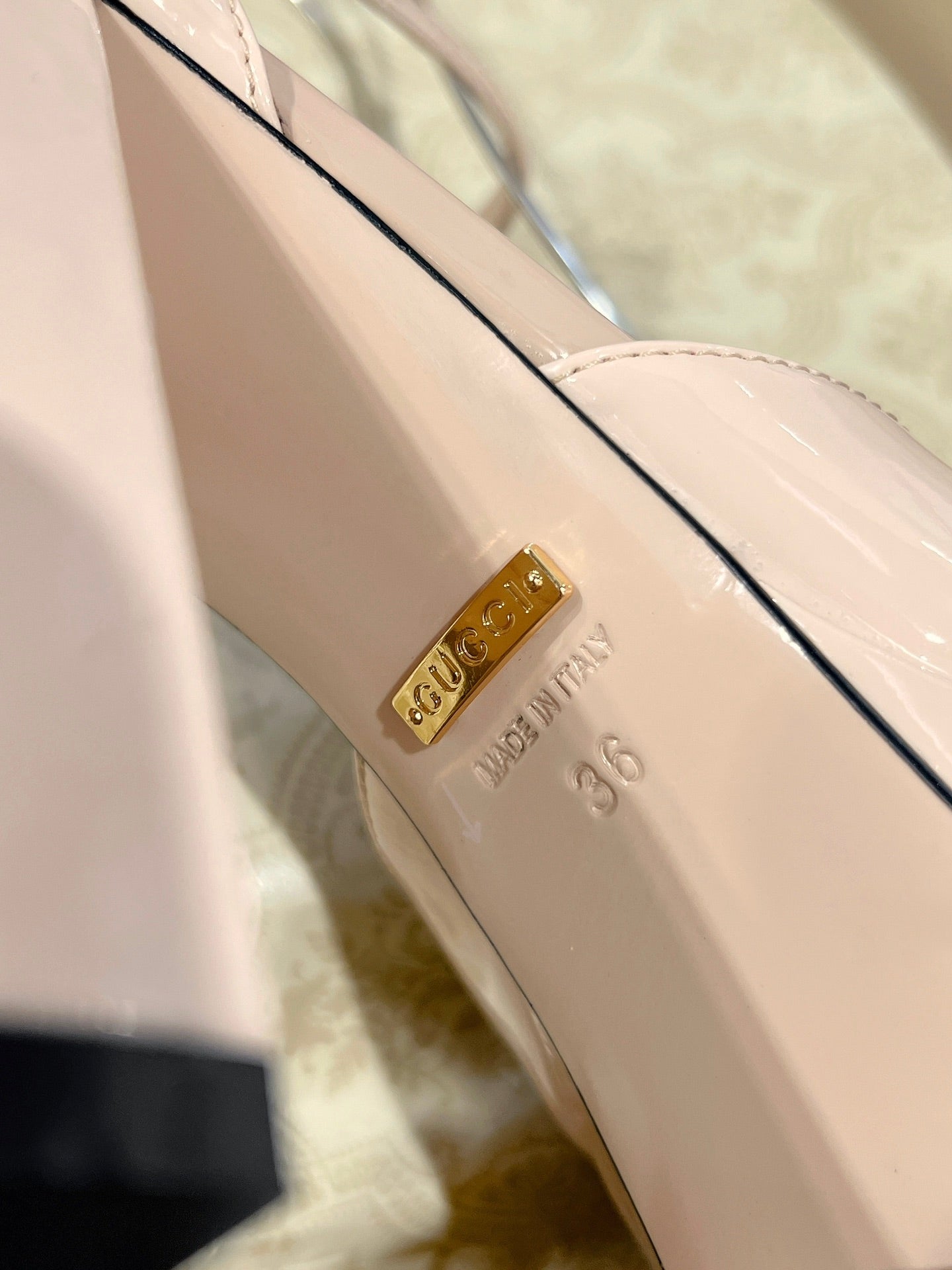 HIGH SANDAL SQUARE HEEL 12 CM IN TAN BEIGA CALFSKIN